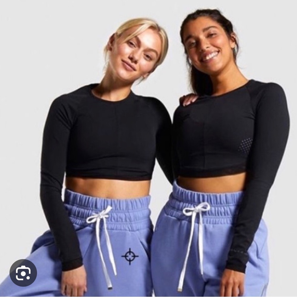 Whitney Simmons x GymShark Version 1 - S/XS Athletic Black Set